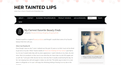 Desktop Screenshot of hertaintedlips.com